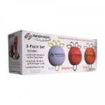 Μπαλάκι Ασκήσεωv Άκρας Χείρας - Handmaster Plus | Σετ των 3 | Purple -Red - Orange | MVS