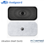 Ηλεκτρόδια - PADS - SNAP TENS/ EMS (5 x 10 cm) - Συμβατά με COMPEX Wireless (4 τεμάχια)